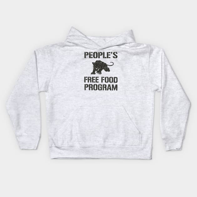 People's Free Food Program 1969 Kids Hoodie by JCD666